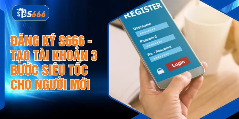 Đăng Ký S666 - Tạo Tài Khoản 3 Bước Siêu Tốc Cho Người Mới