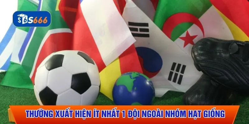 Thường xuất hiện ít nhất 1 đội ngoài nhóm hạt giống